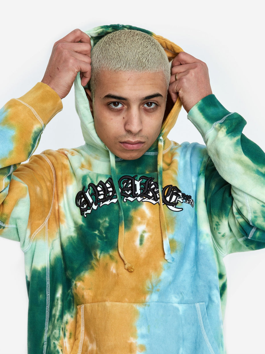 Awake NY Awake NY Double Varsity Hoodie - Multi Tie Dye - Multi