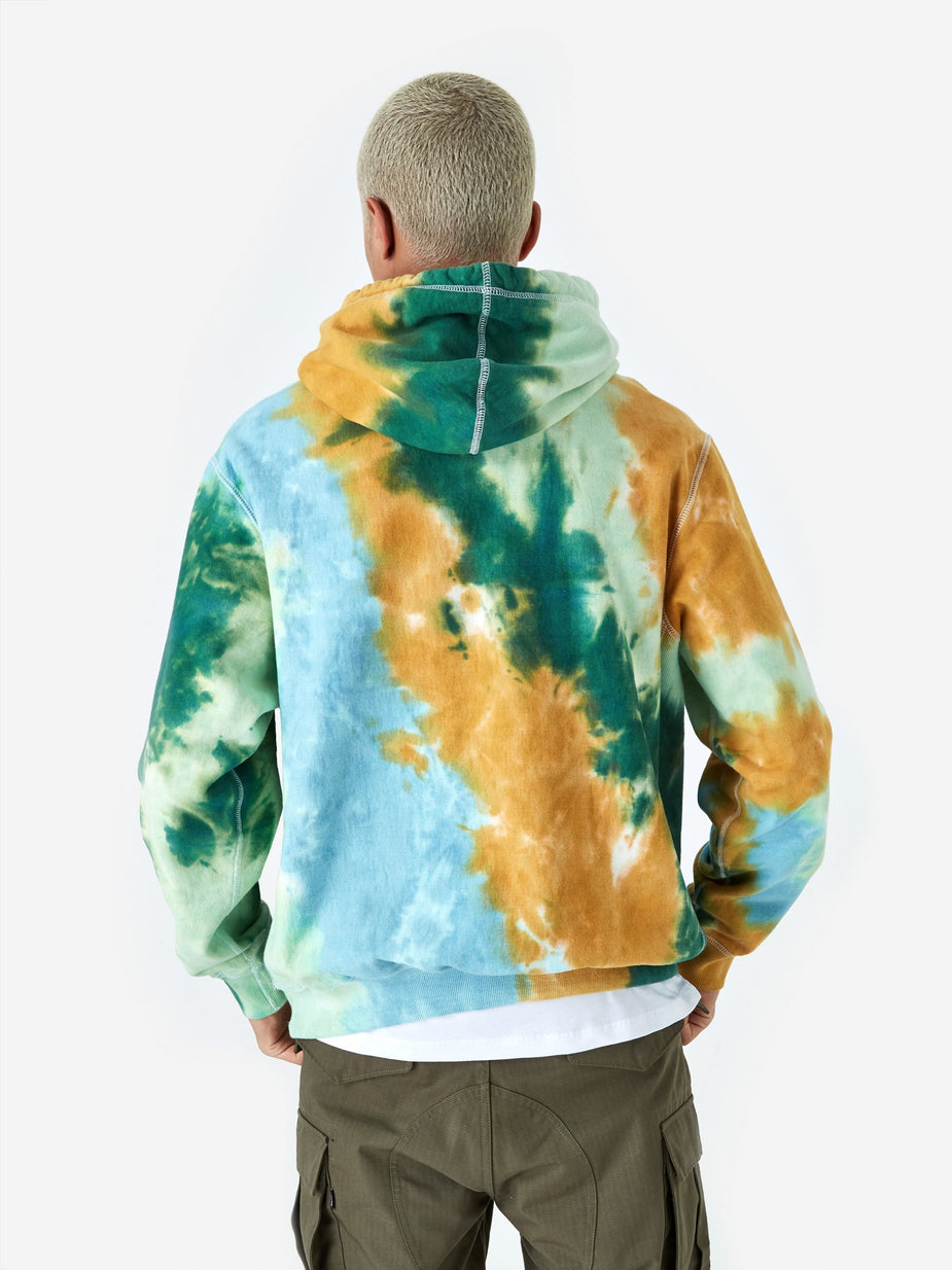 Awake NY Awake NY Double Varsity Hoodie - Multi Tie Dye - Multi