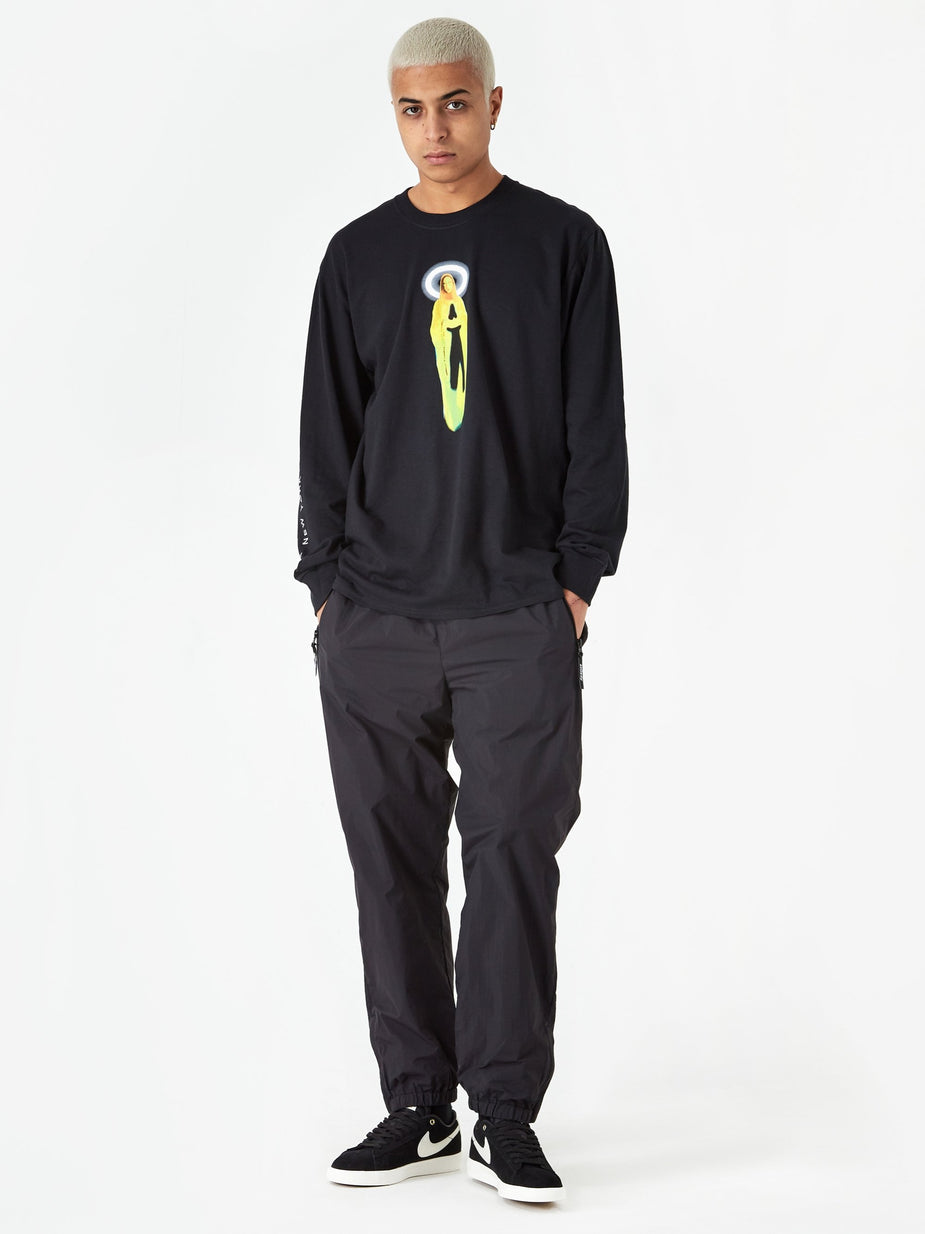 Awake NY Awake NY Mother Mary Longsleeve T-Shirt - Black - Black