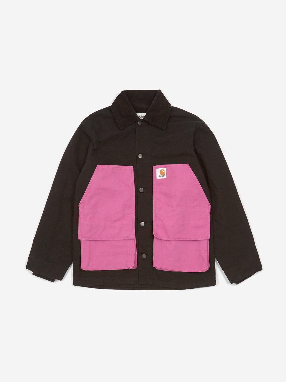 Awake NY Awake NY x Carhartt WIP Chore Coat - Black/Pink - Pink