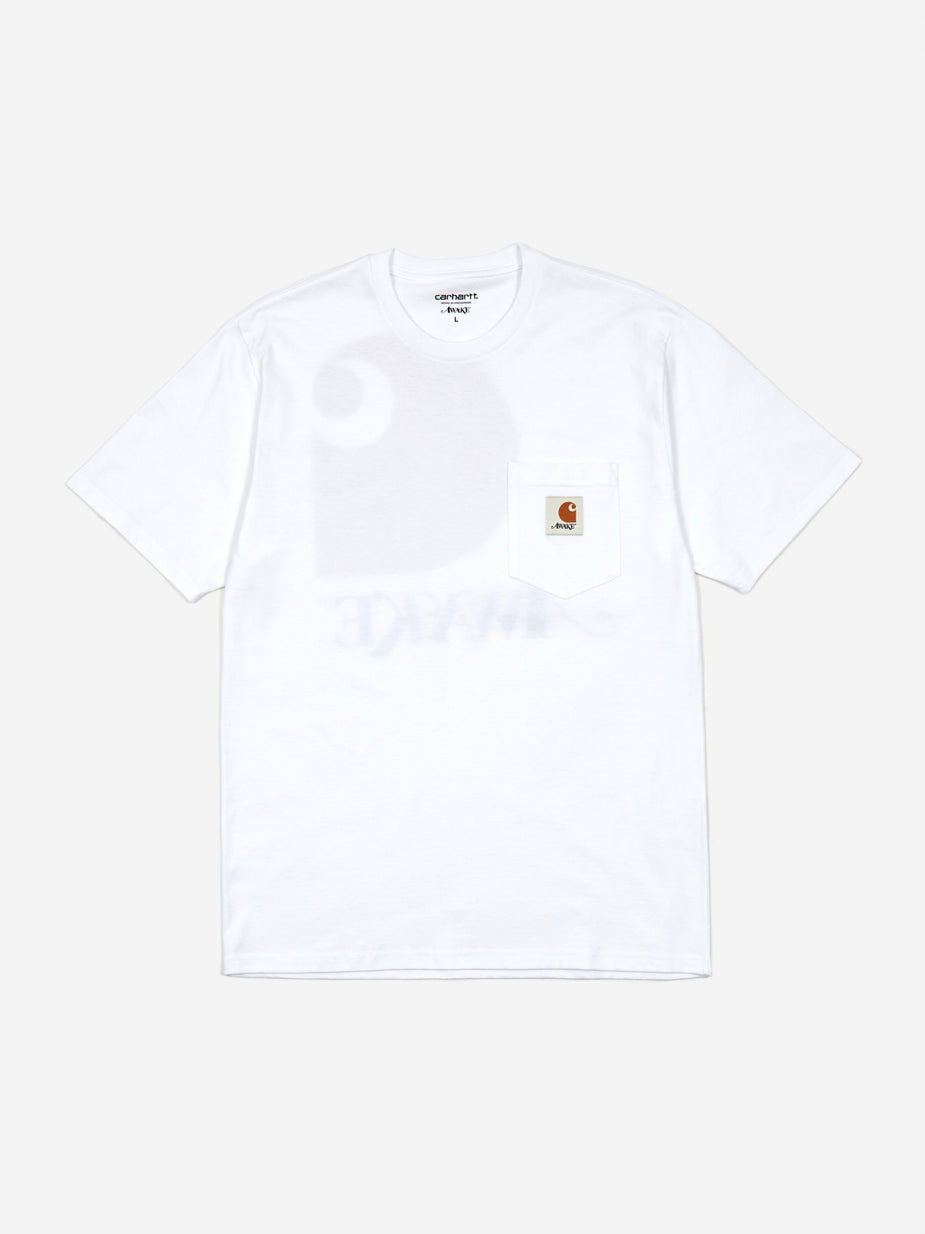 Awake NY Awake NY x Carhartt WIP Shortsleeve T-Shirt - White - White