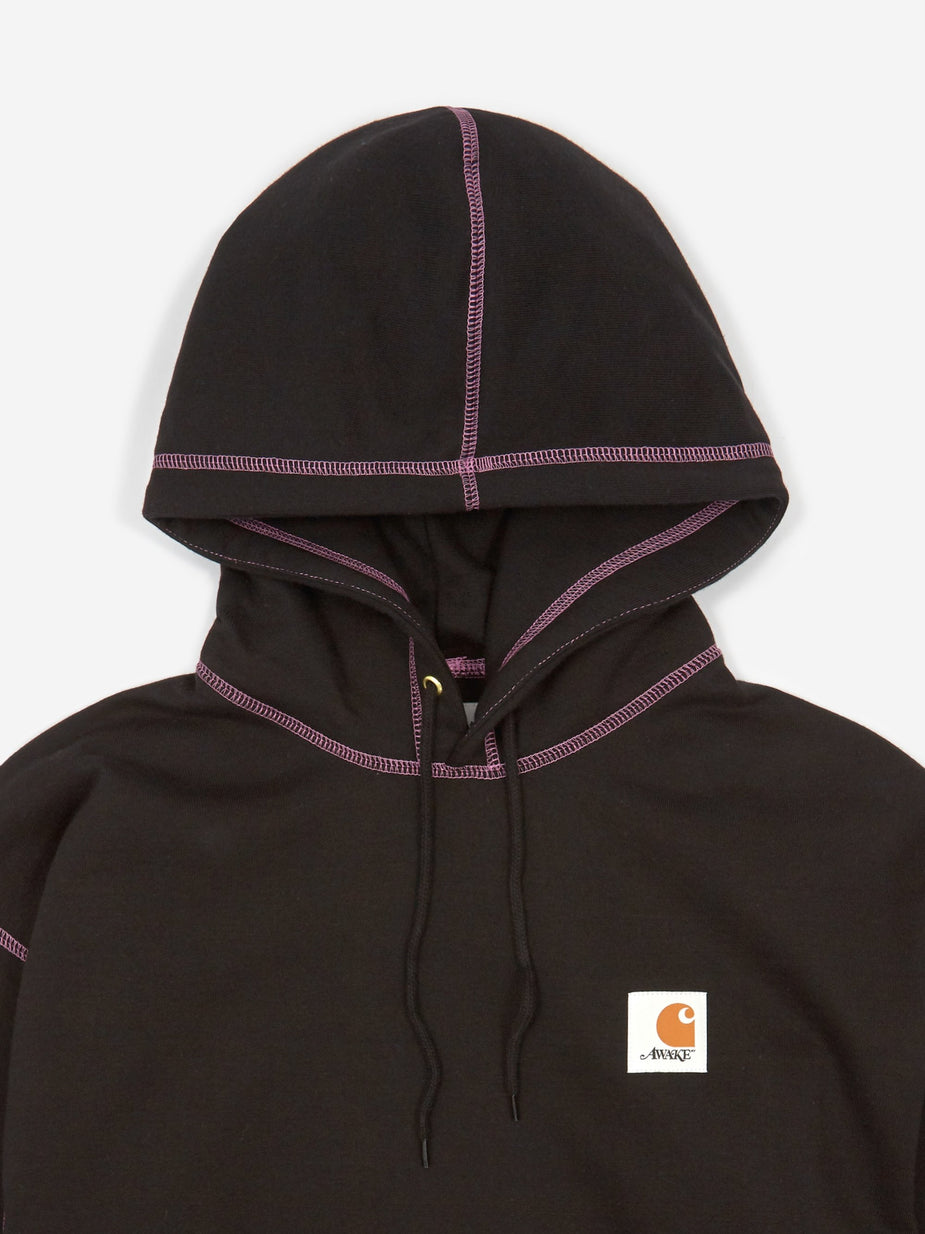 Awake NY Awake NY x Carhartt WIP Sweatshirt - Black/Pink - Pink