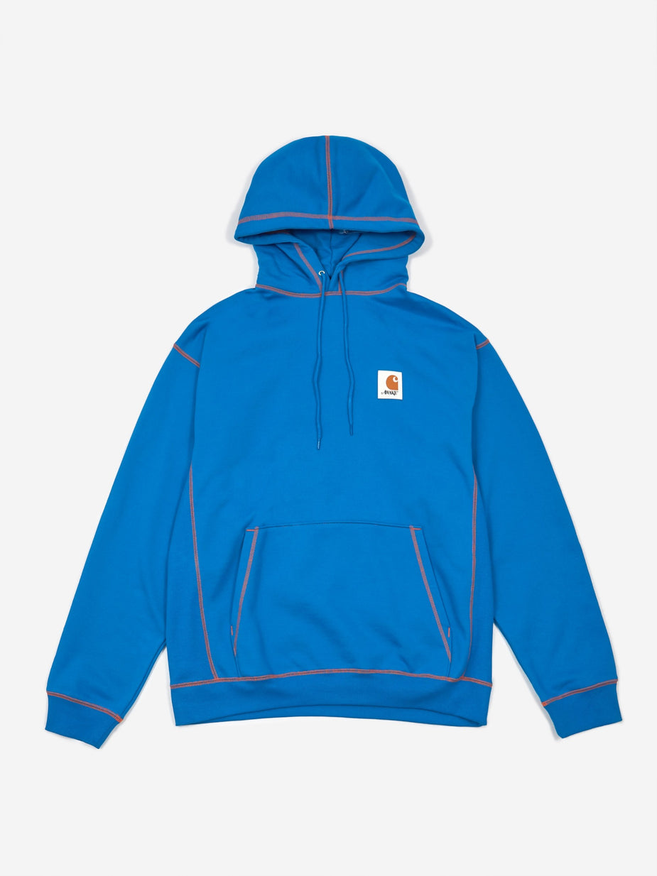 Awake NY Awake NY x Carhartt WIP Sweatshirt - Bright Blue/Bright Orange - Orange