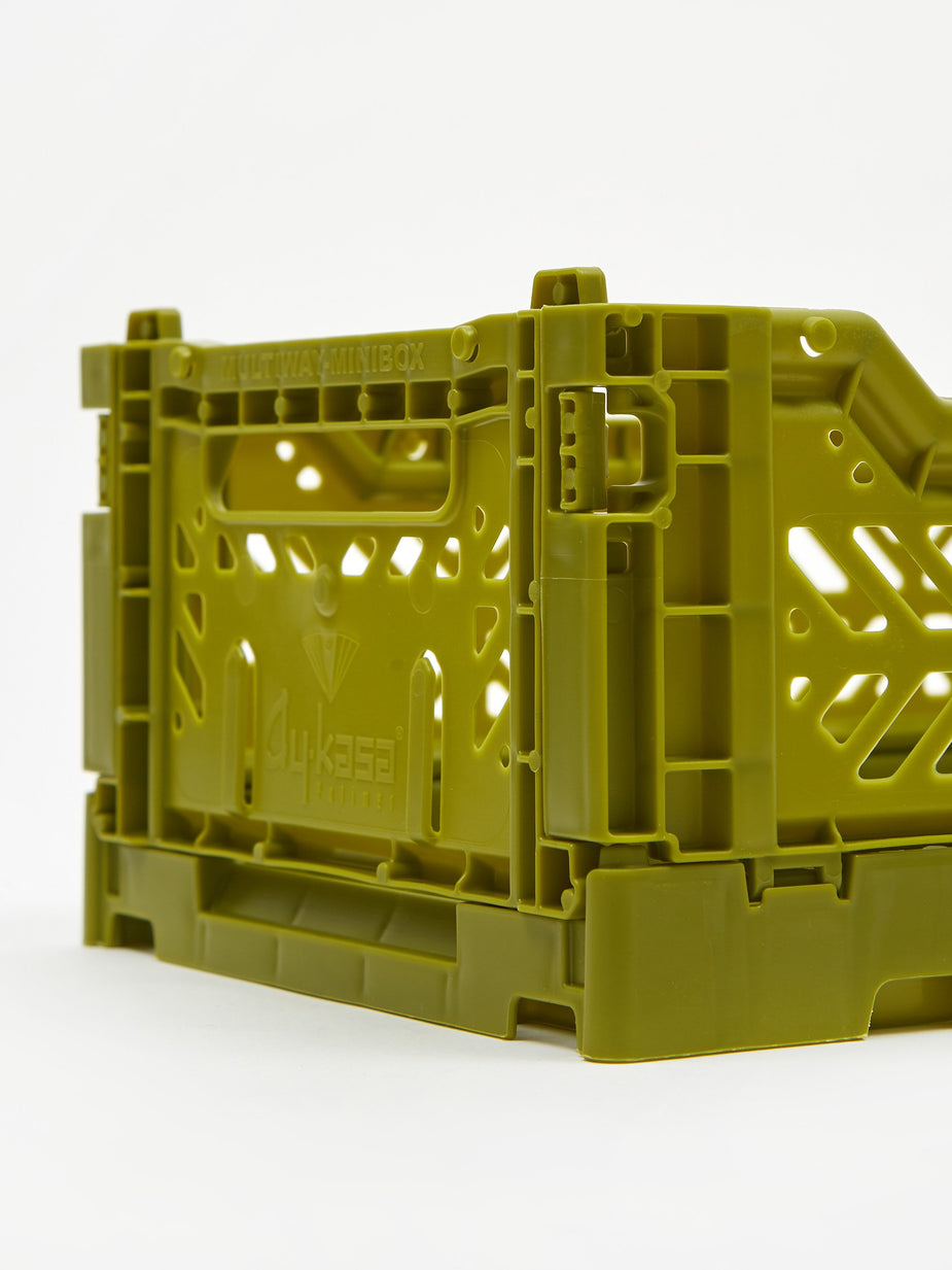Aykasa Aykasa Mini Crate - Olive - Green