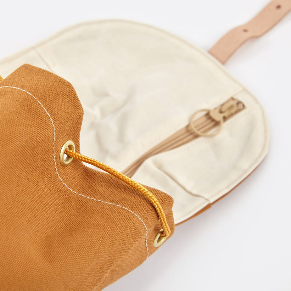 Bag 'n' Noun Bag 'N' Noun Duck Canvas Napsac - Gold - Orange