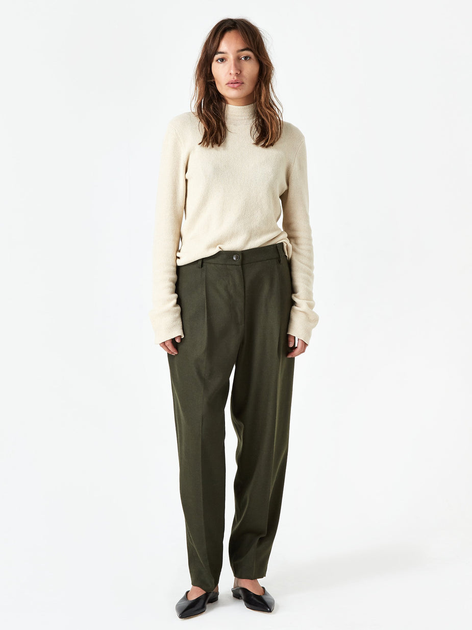 Barena Barena Garbo Trouser - Army Green - Green