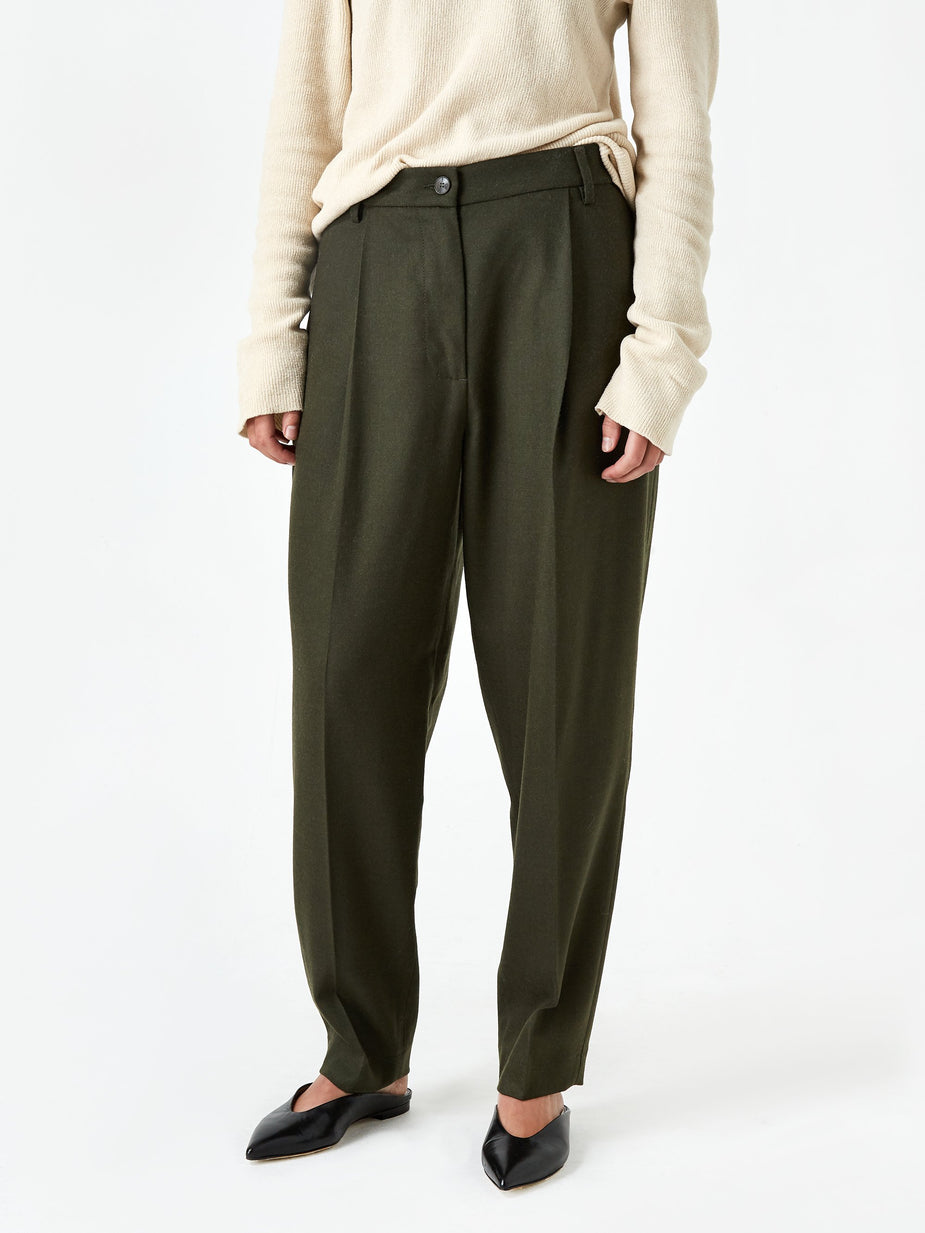 Barena Barena Garbo Trouser - Army Green - Green