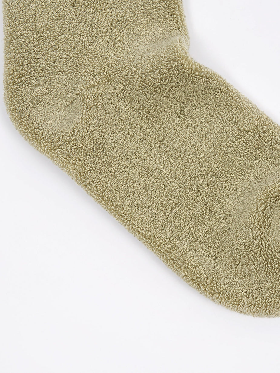 Baserange Baserange Buckle Over Ankle Sock - Tao Green - Green