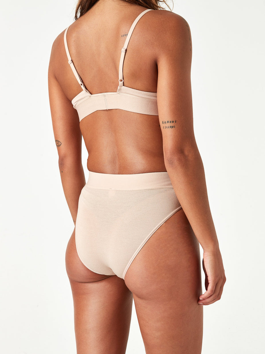 Baserange Baserange Elastic Bell Pants - Natural - Neutrals