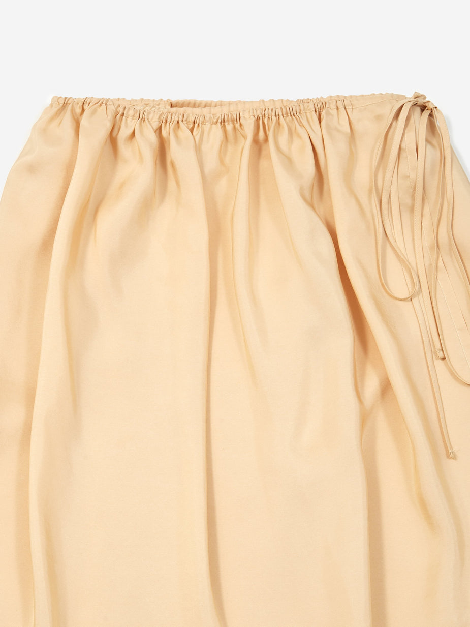 Baserange Baserange Gada Skirt Silk - Nude - Other