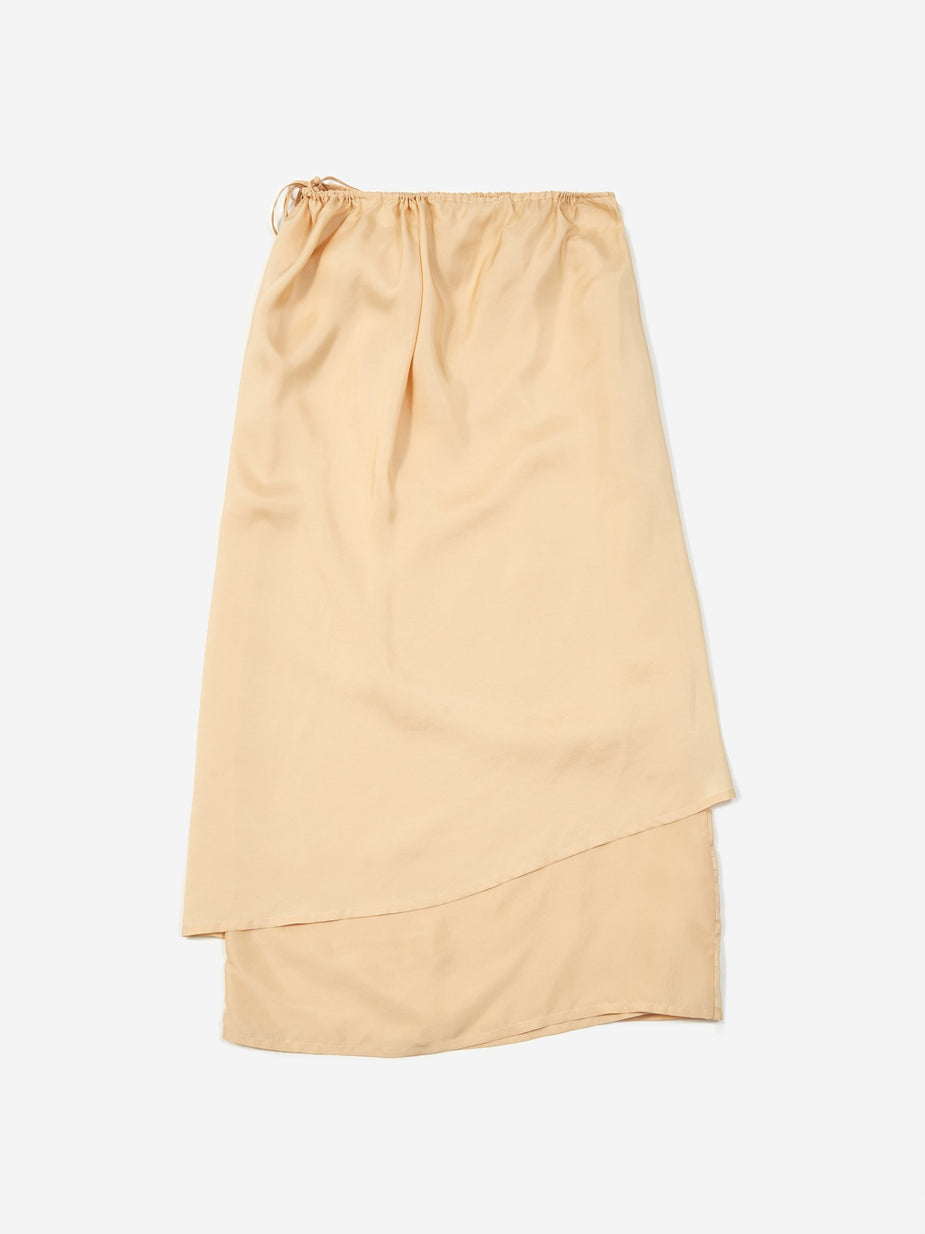 Baserange Baserange Gada Skirt Silk - Nude - Other