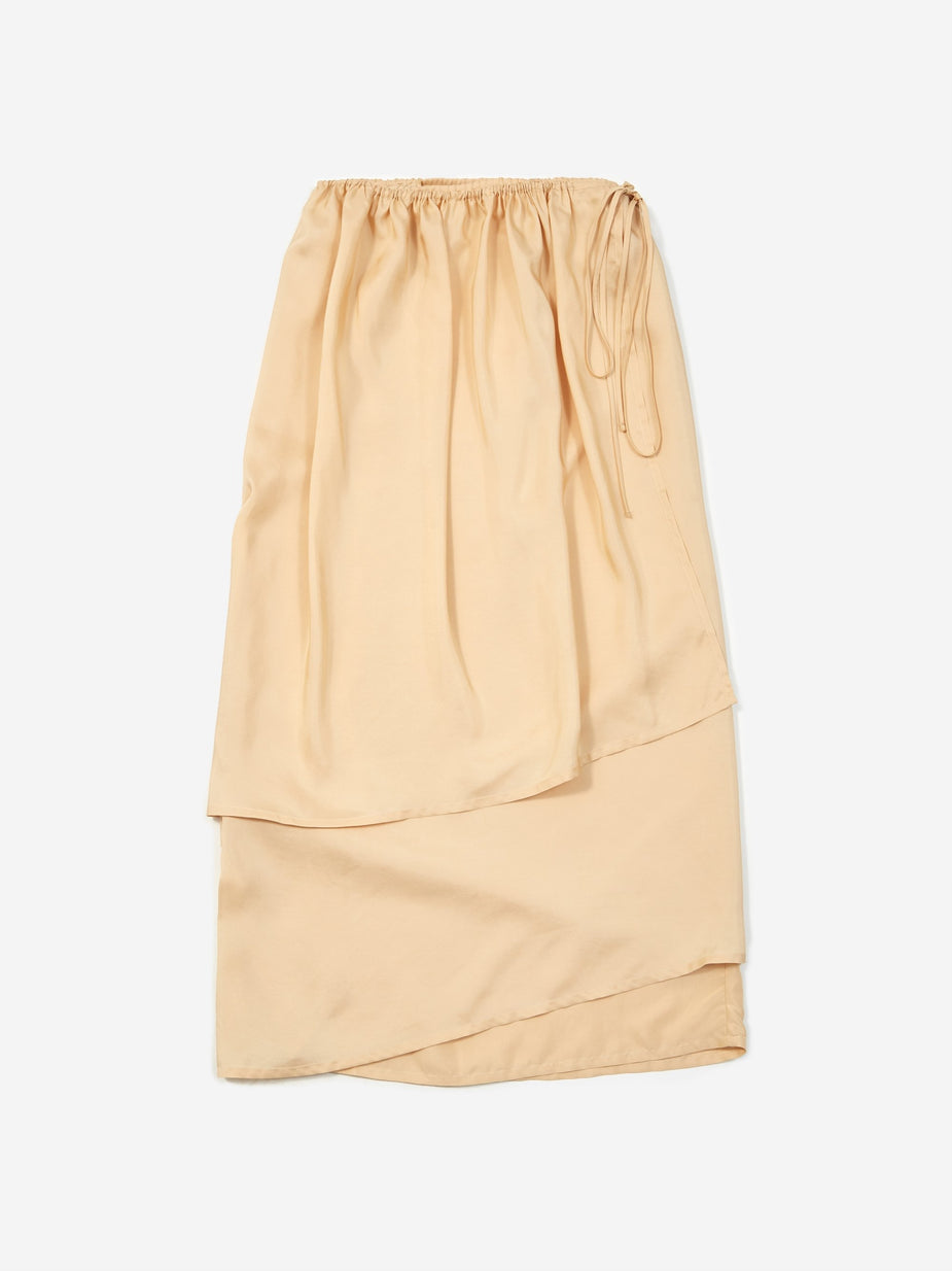 Baserange Baserange Gada Skirt Silk - Nude - Other