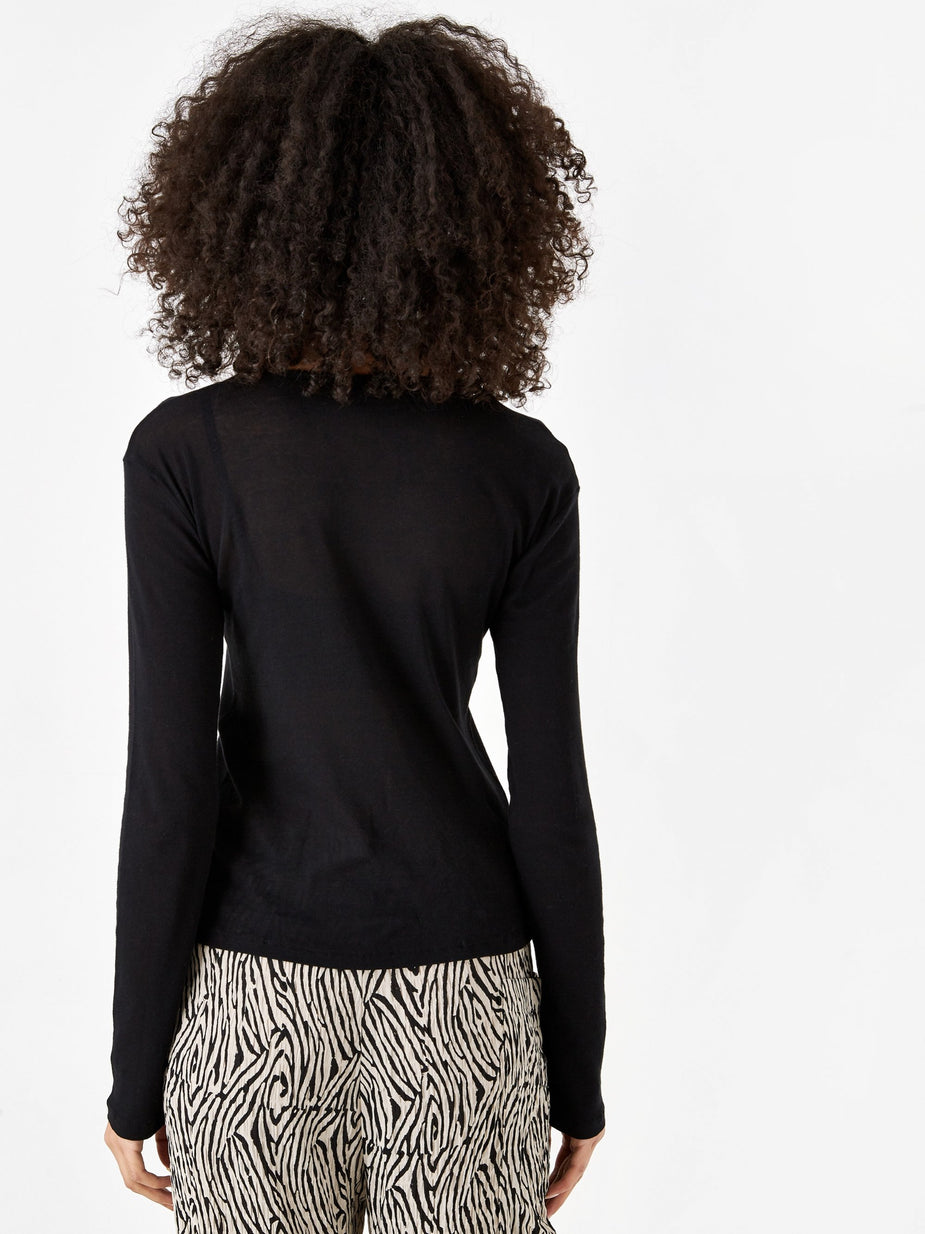 Baserange Baserange Piug Longsleeve Top - Black - Black
