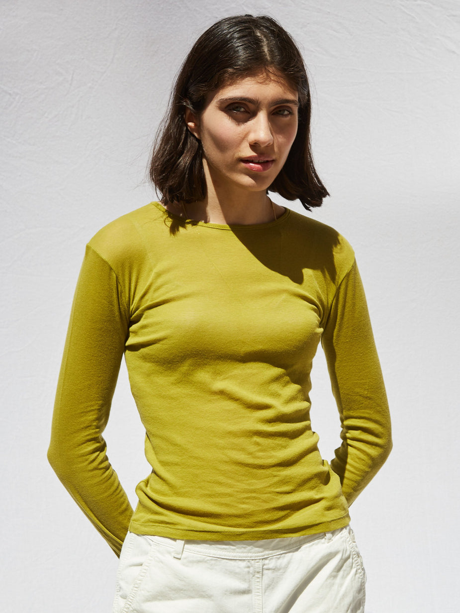 Baserange Baserange Piug Longsleeve Top - Olive - Green