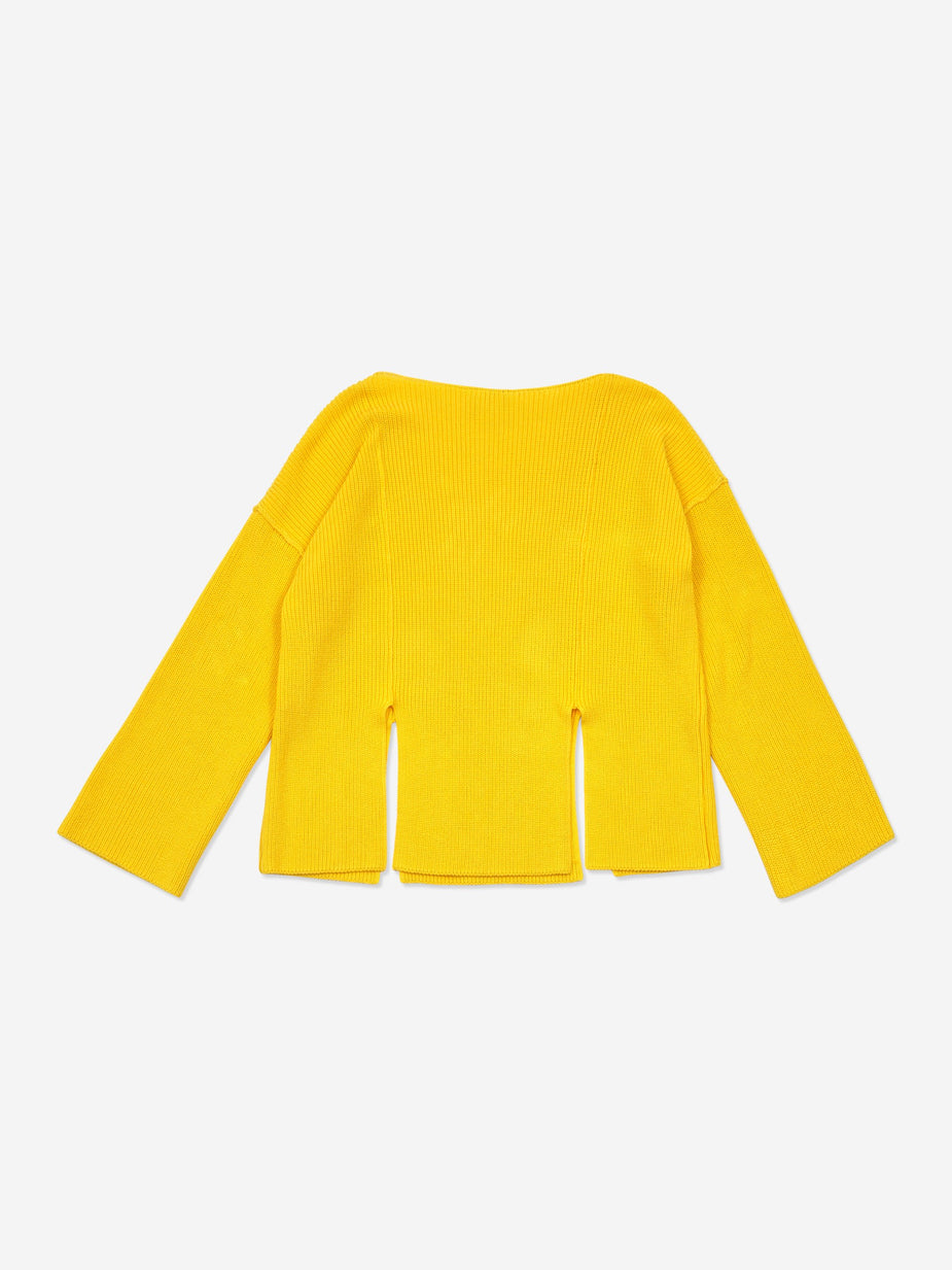 Baserange Baserange Ware Pullover Pearl Knit Jumper - Yellow - Yellow