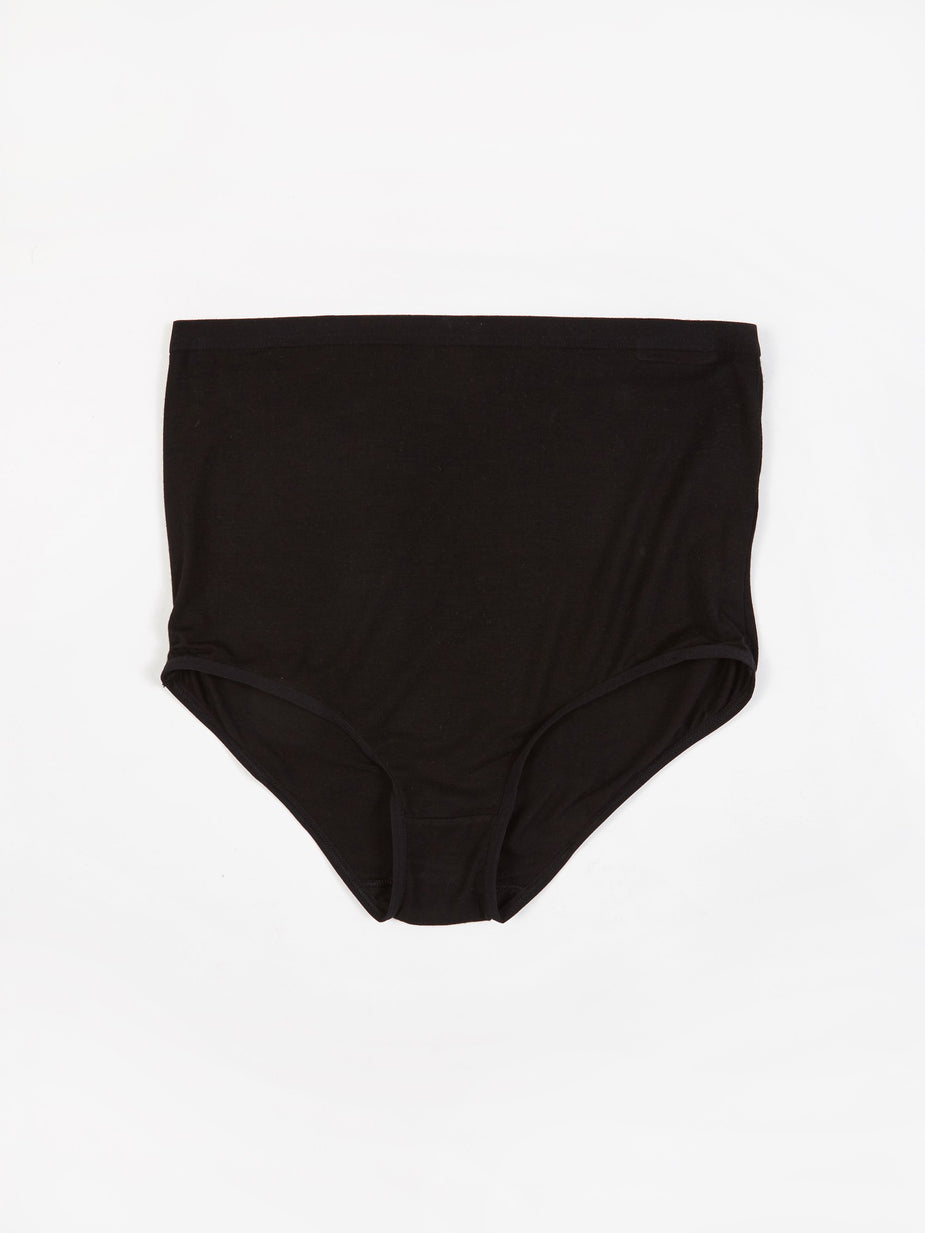 Baserange Baserange Highwaist Bell Pants - Black - Black