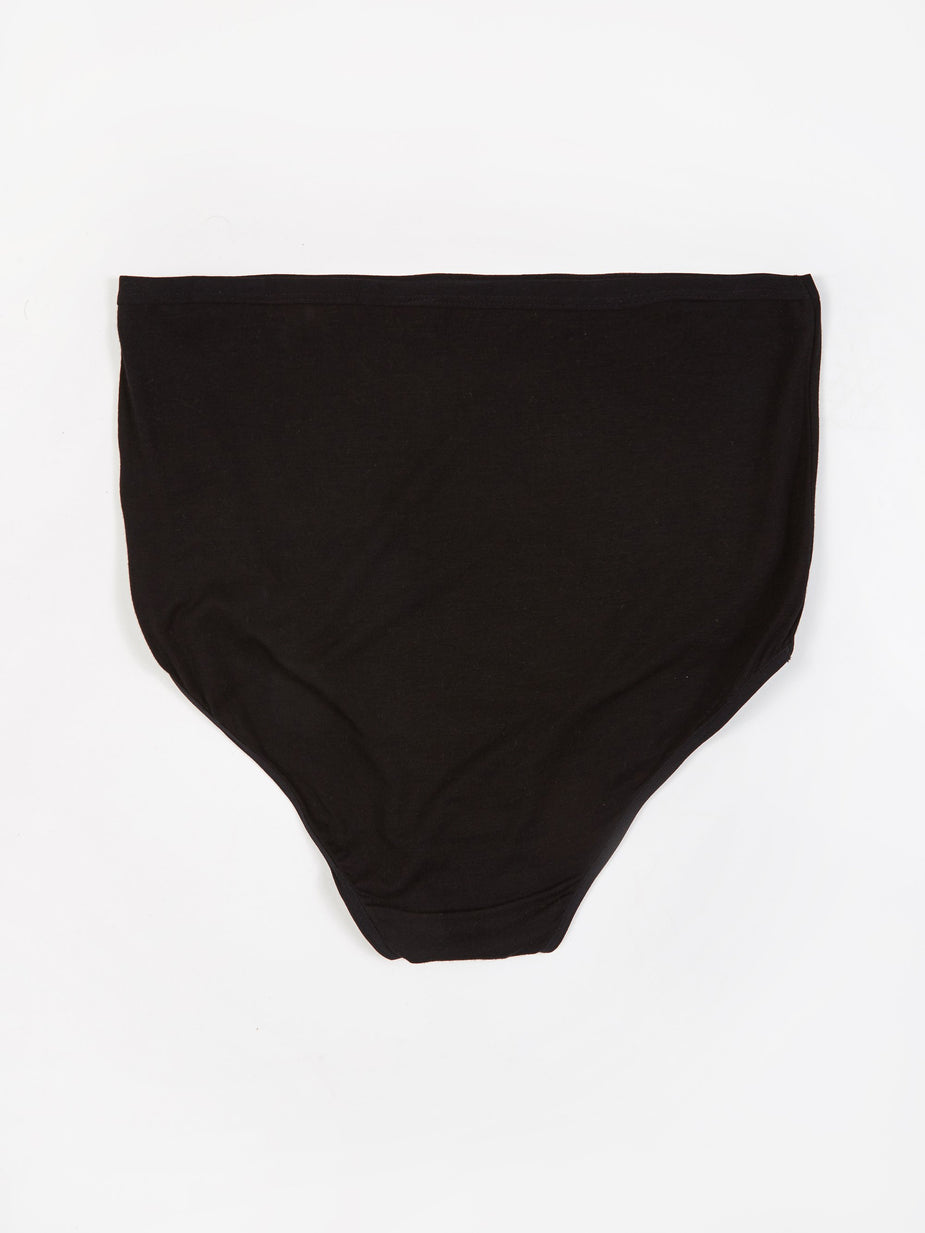 Baserange Baserange Highwaist Bell Pants - Black - Black