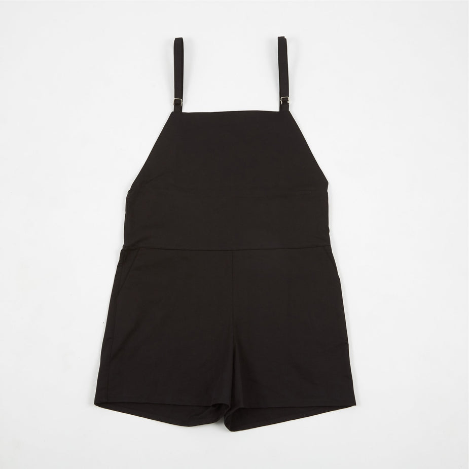 Baserange Baserange Short Strap Overall - Black - Black