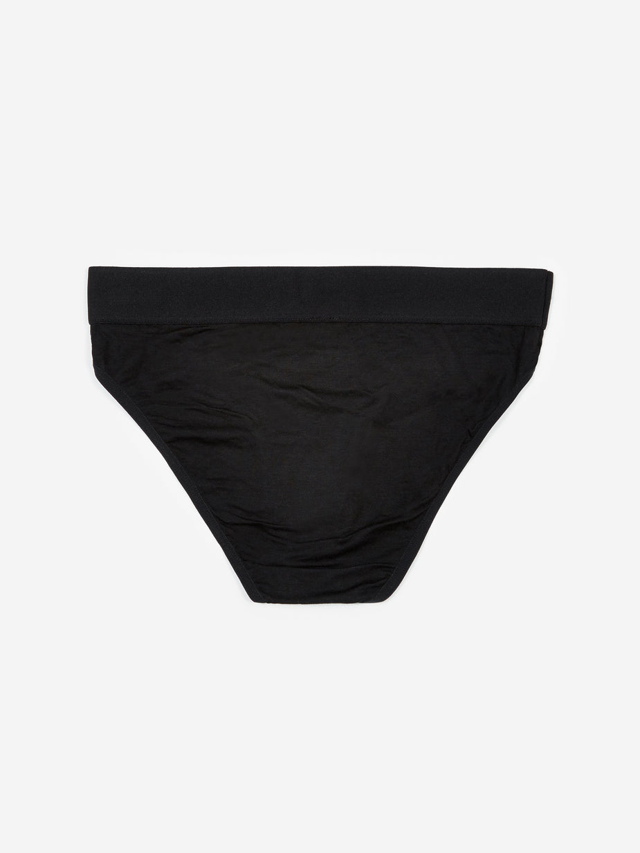 Baserange Baserange Elastic Bell Pants - Black - Black