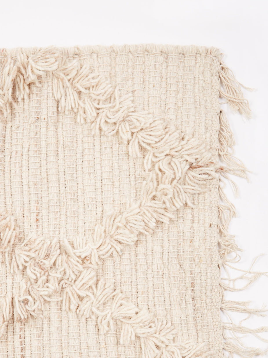 BasShu BasShu Wool Cross Mat 50x120cm - Natural - Other