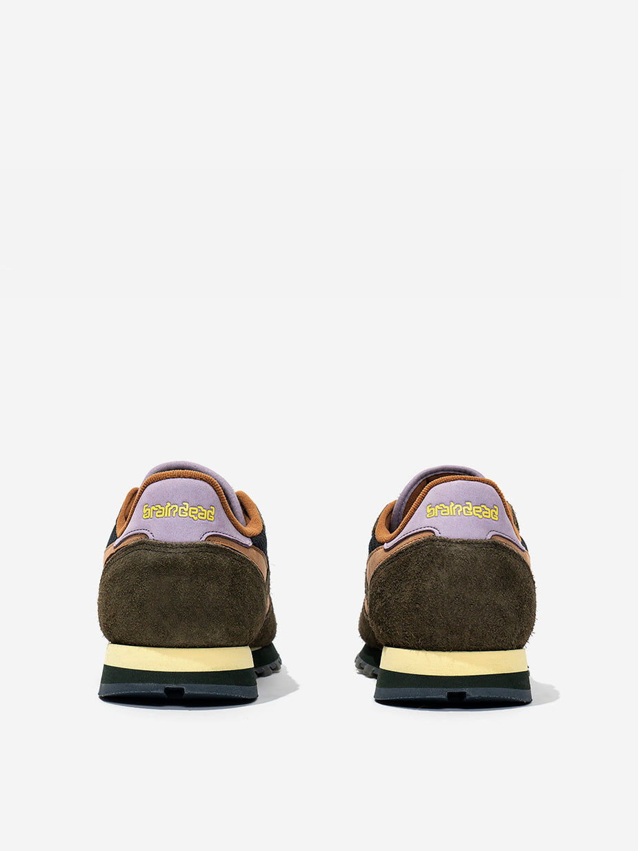 Reebok Reebok x Brain Dead Classic Leather - Moss/Soft Camel/Flitered Yellow - Green