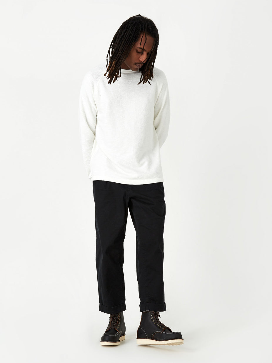 Beams Plus Beams Plus 2 Pleats Twill Trouser - Black - Black
