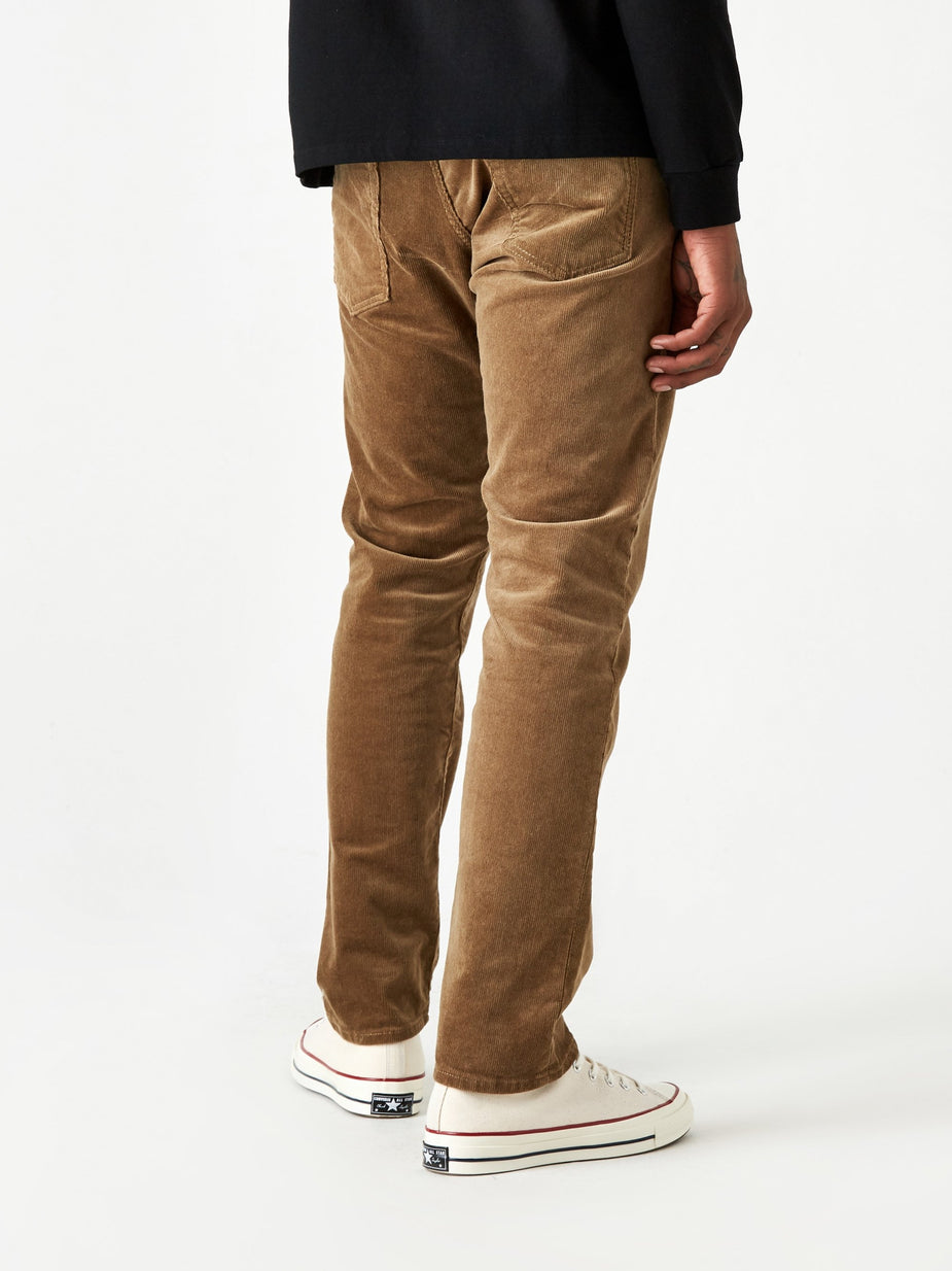Beams Plus Beams Plus 5 Pocket Tapered Corduroy Trouser - Beige - Neutrals
