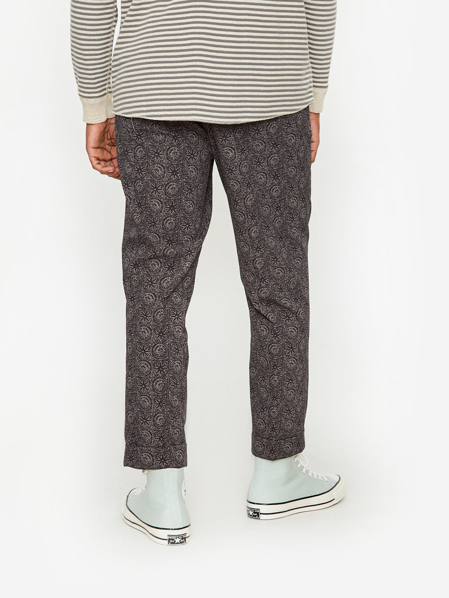 Beams Plus Beams Plus Ivy Seersucker Print Trouser - Batik - Purple