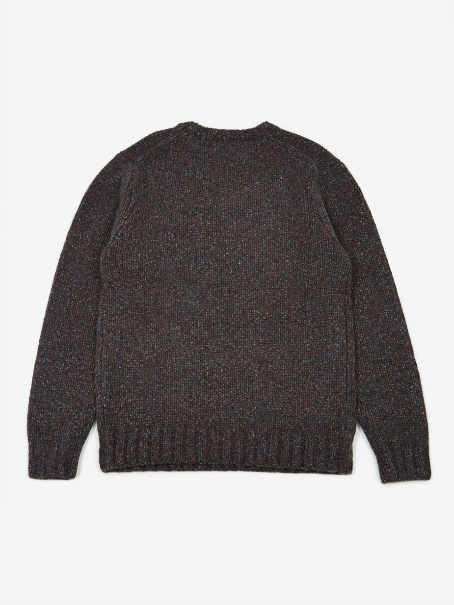 Beams Plus Beams Plus Lily Yarn Crew Neck Jumper - Grey - Grey