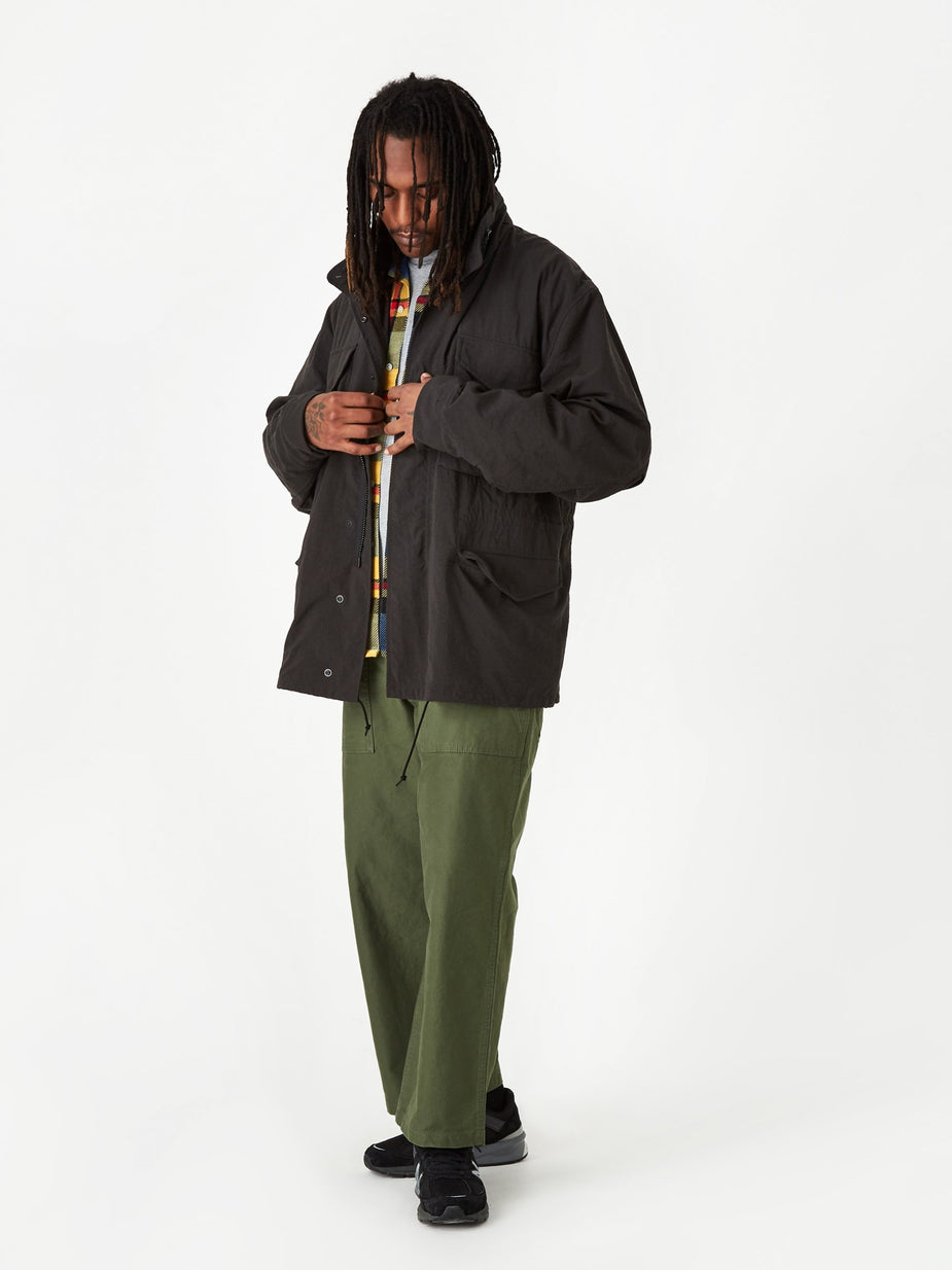Beams Plus Beams Plus M-65 Solid Jacket - Black - Black