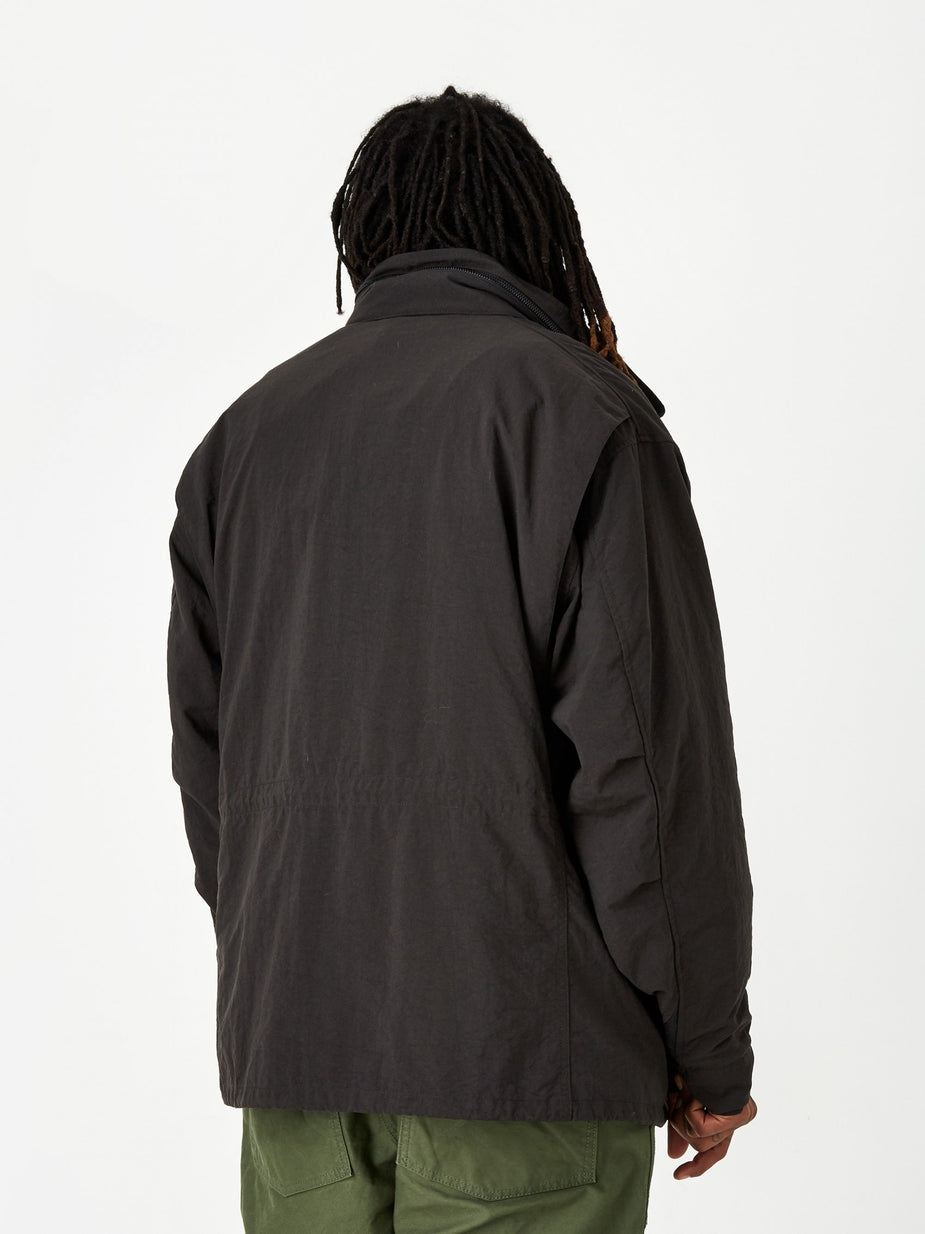 Beams Plus Beams Plus M-65 Solid Jacket - Black - Black
