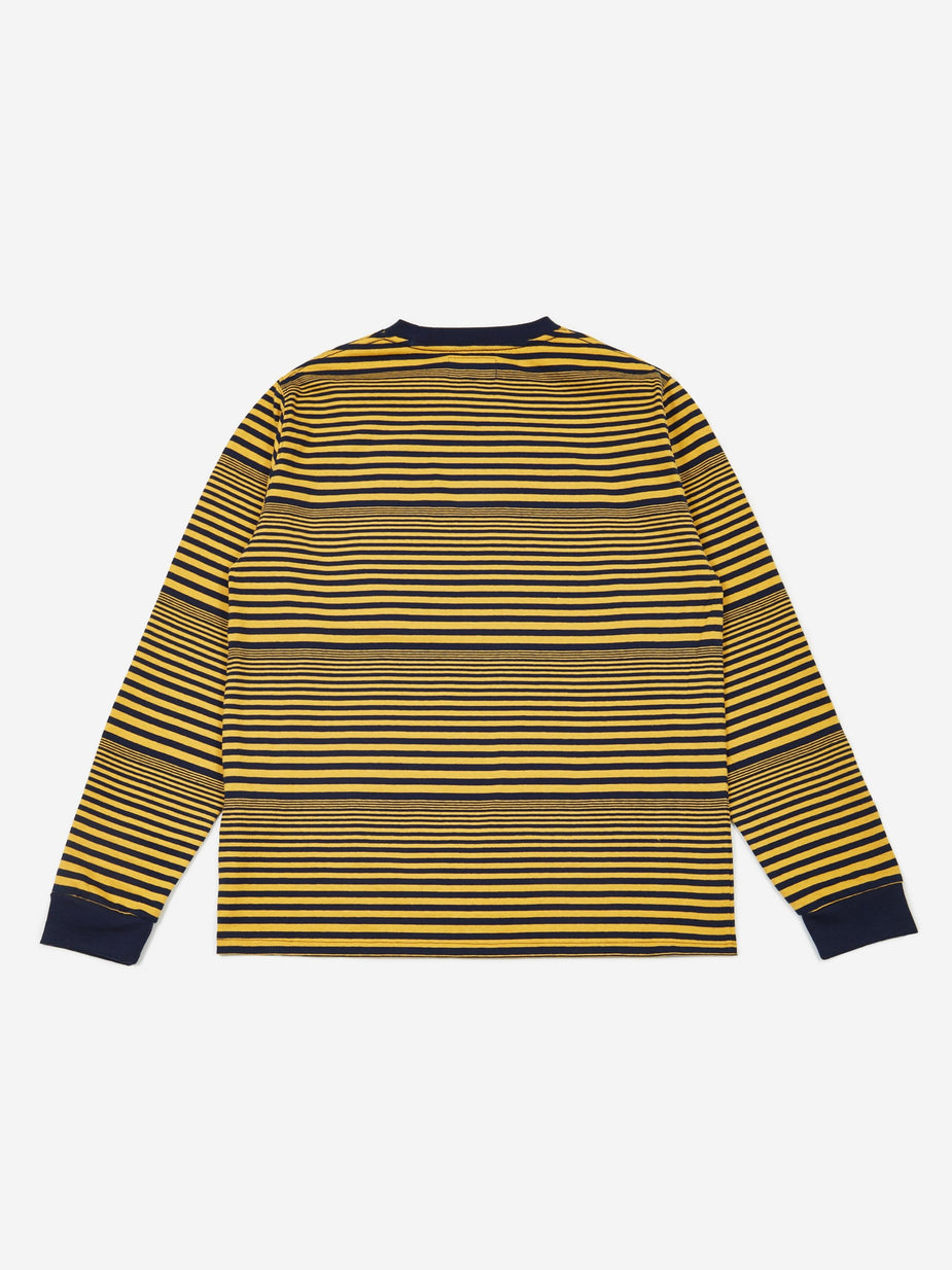 Beams Plus Beams Plus Multi Border Pocket Longsleeve T-Shirt - Yellow - Yellow