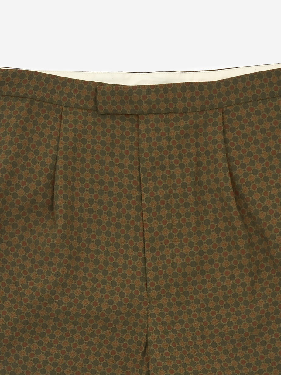Beams Plus Beams Plus Wide Short Pant - Olive - Green