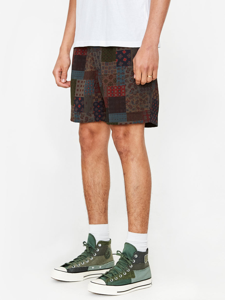Beams Plus Beams Plus Wide Short Pant - Patchwork - Other