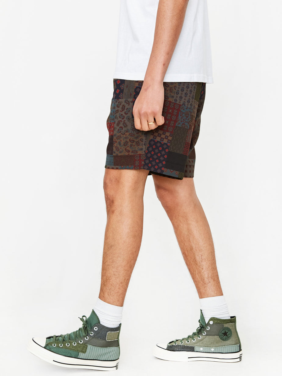 Beams Plus Beams Plus Wide Short Pant - Patchwork - Other