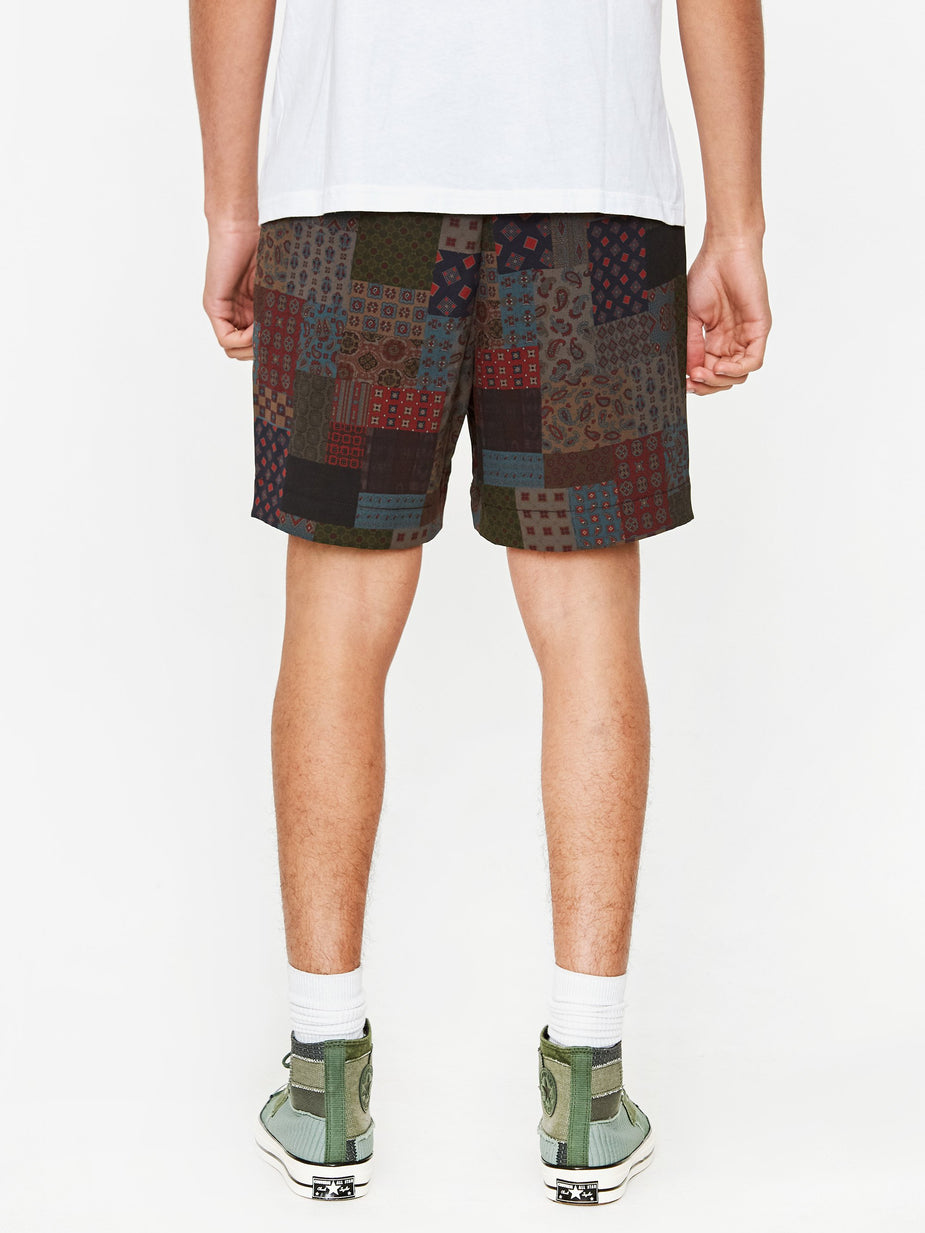 Beams Plus Beams Plus Wide Short Pant - Patchwork - Other