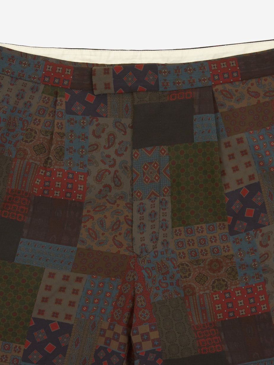 Beams Plus Beams Plus Wide Short Pant - Patchwork - Other