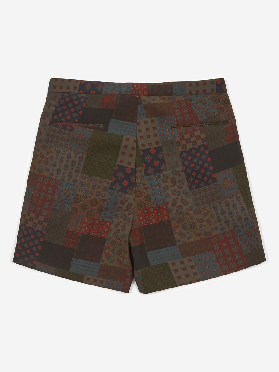 Beams Plus Beams Plus Wide Short Pant - Patchwork - Other