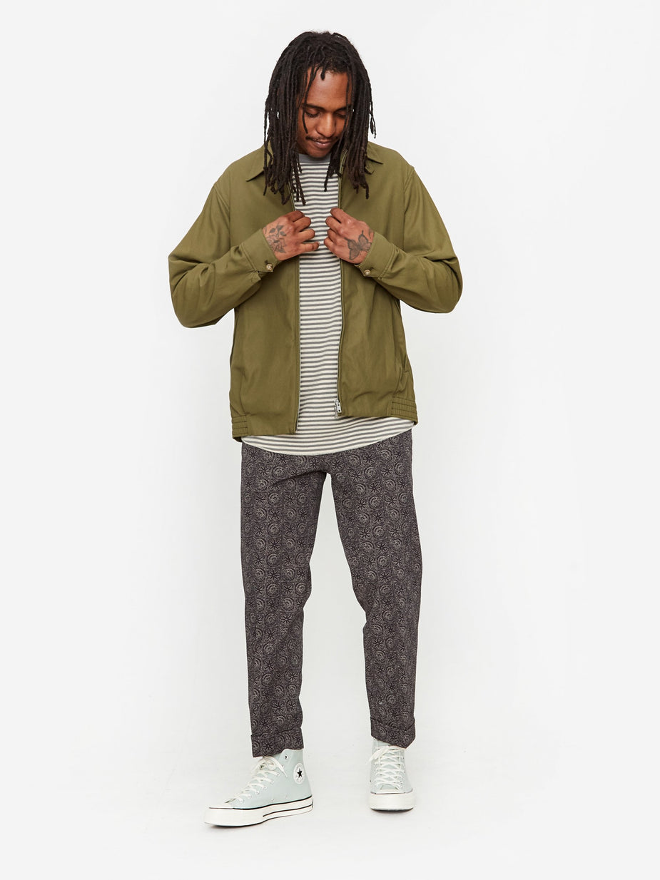 Beams Plus Beams Plus Zip Blouson Cotton Twill Jacket - Olive - Green