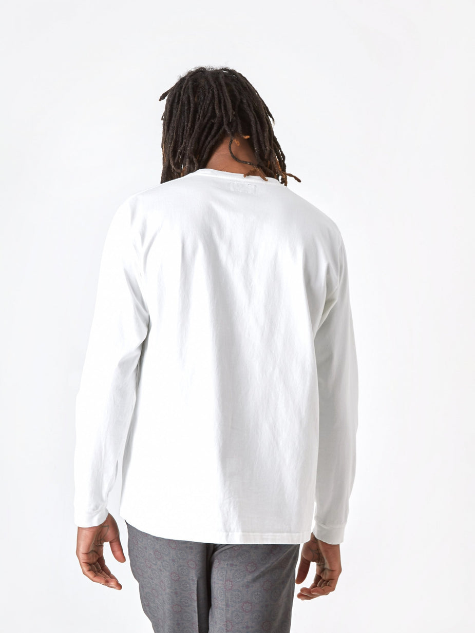 Beams Plus Beams Plus Longsleeve Pocket T-Shirt 40/2 - White - White