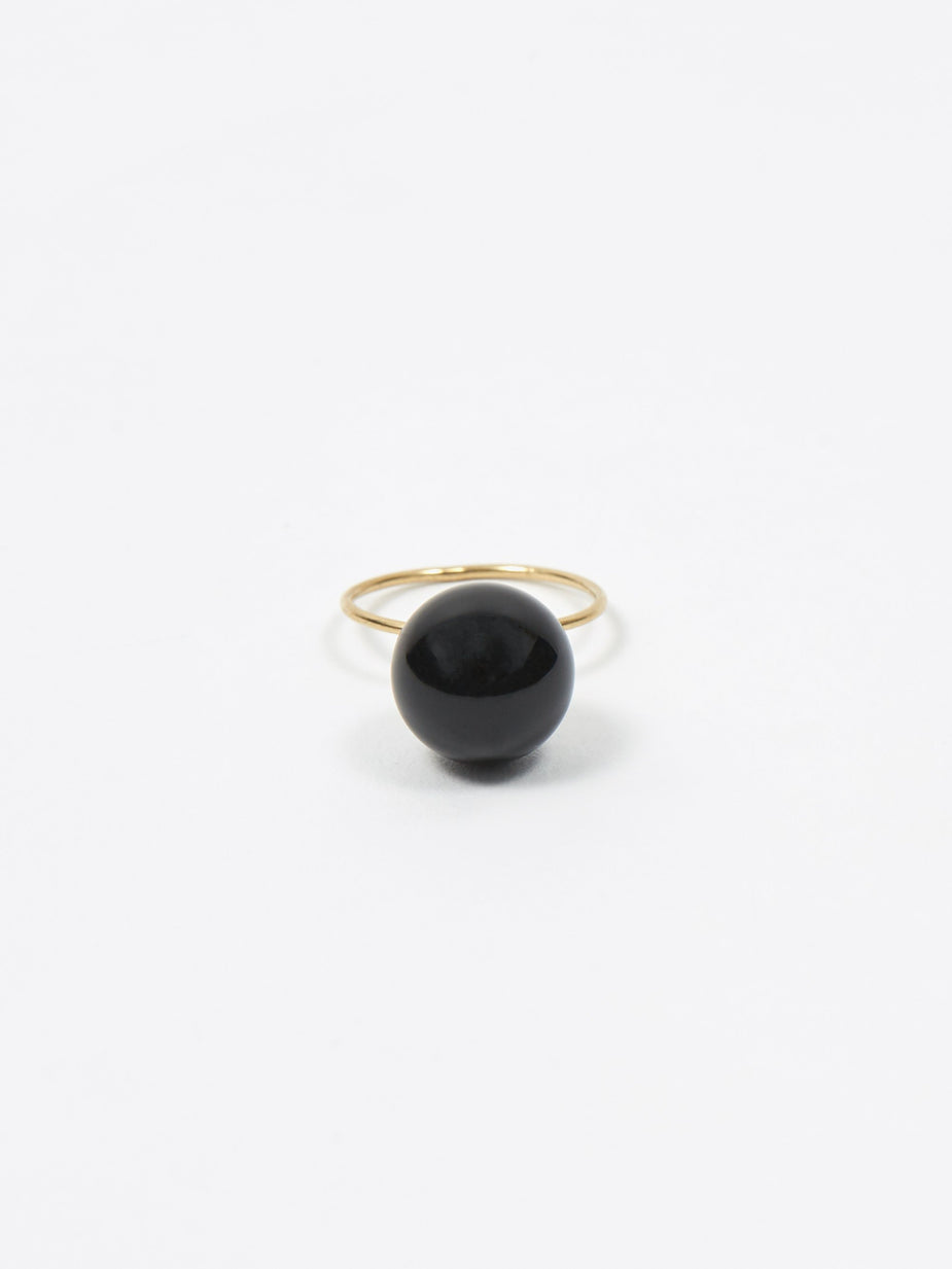Beatriz Palacios Beatriz Palacios Onyx Ring 12mm - Black Onyx - Black