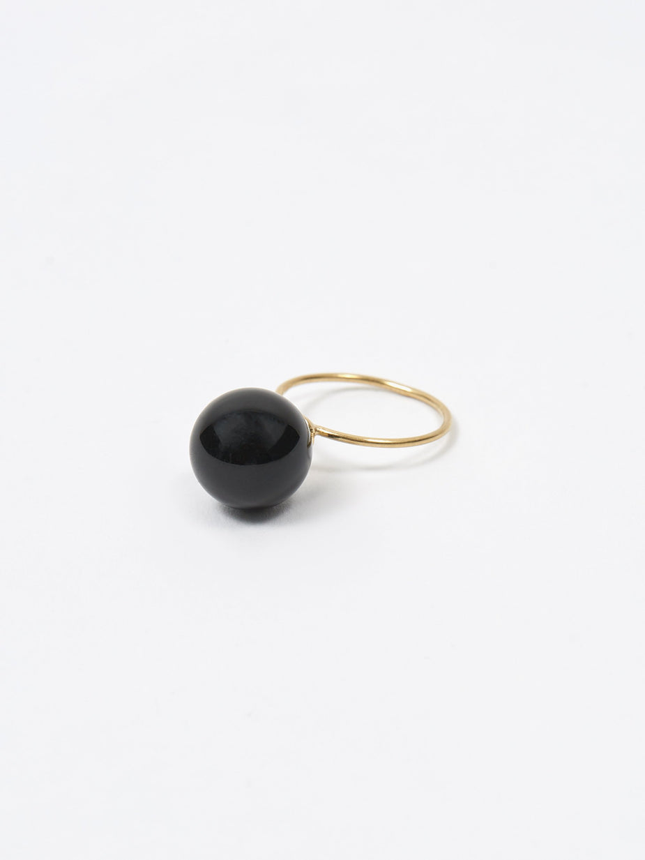 Beatriz Palacios Beatriz Palacios Onyx Ring 12mm - Black Onyx - Black