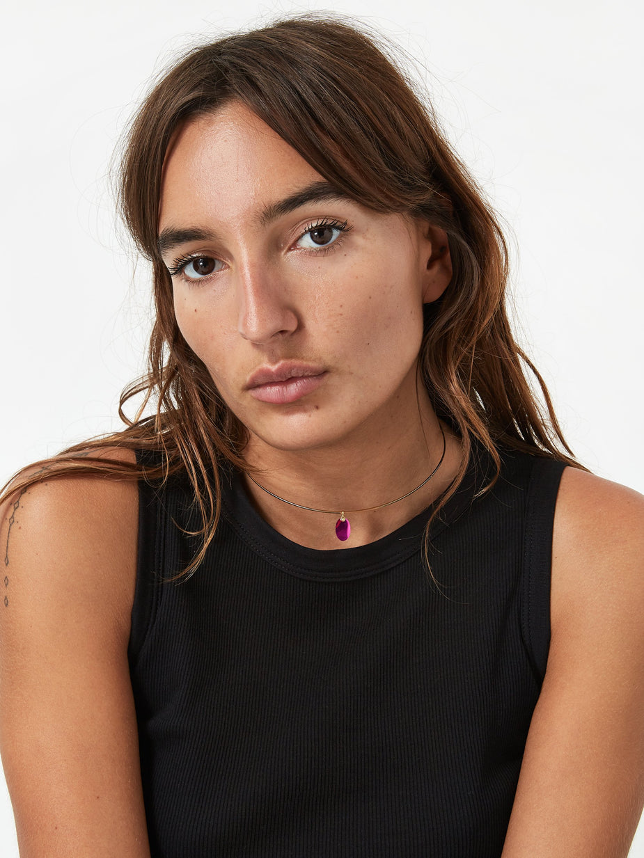 Beatriz Palacios Beatriz Palacios Sequin Charm - Metallic Pink - Pink