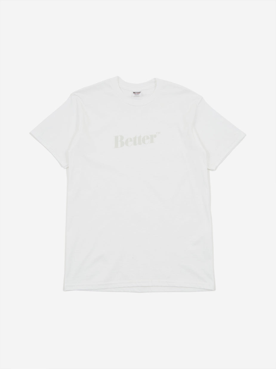 Better Better Classic Logo T-Shirt - White - White