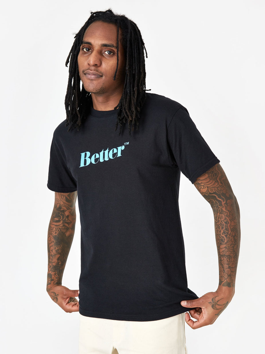 Better Better Classic Logo T-Shirt - Black - Black