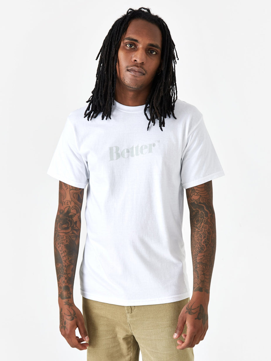 Better Better Classic Logo T-Shirt - White - White