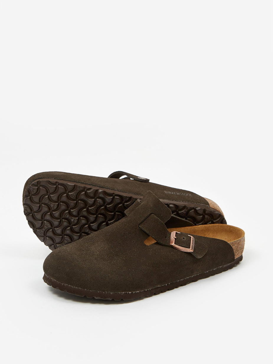 Birkenstock Birkenstock Boston Suede - Mocha - Brown
