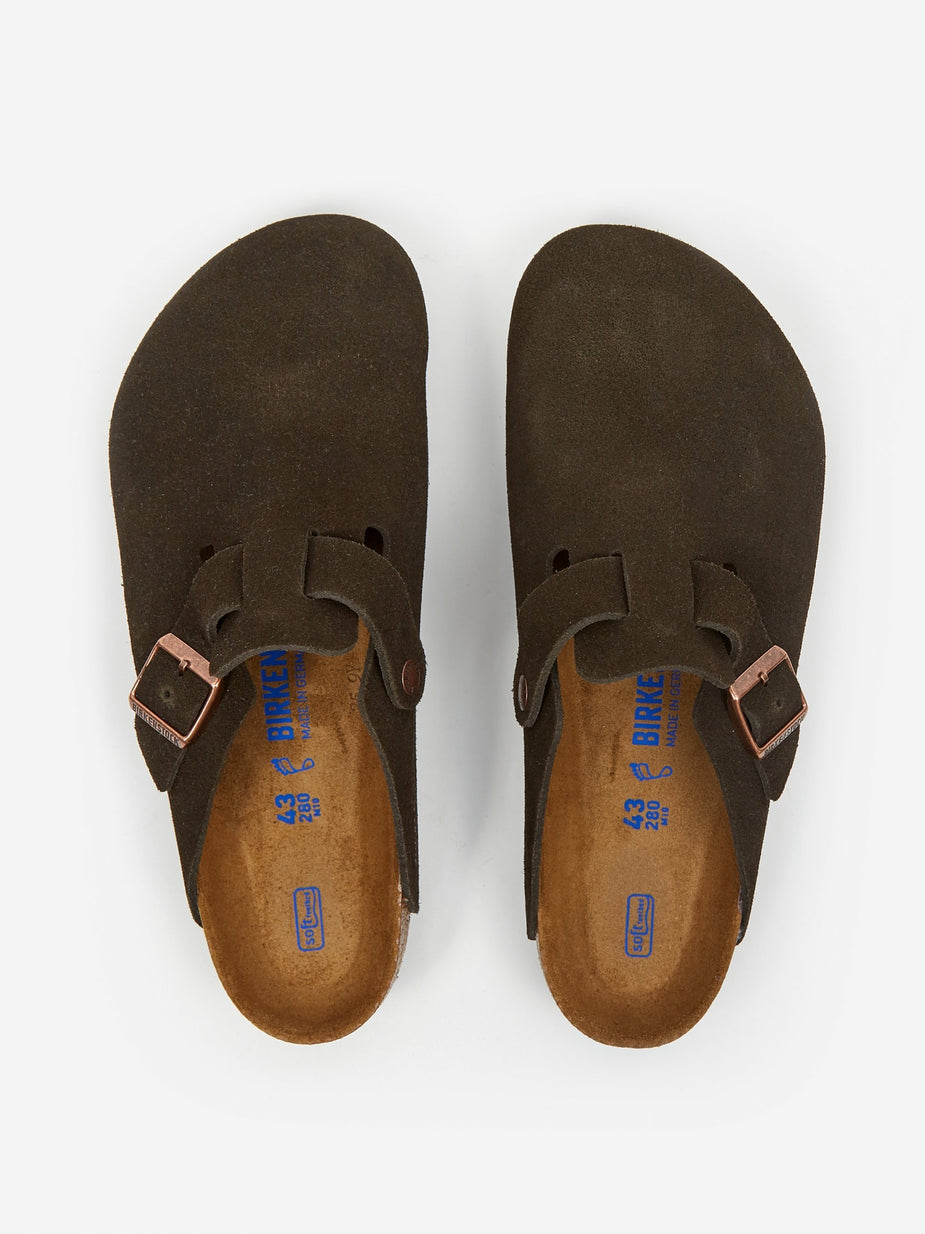 Birkenstock Birkenstock Boston Suede - Mocha - Brown