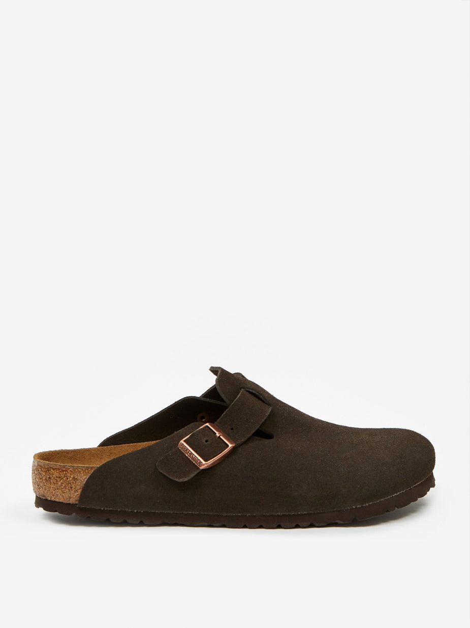 Birkenstock Birkenstock Boston Suede - Mocha - Brown
