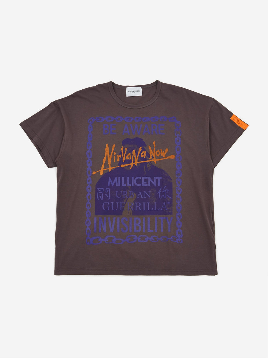 Black Weirdos Black Weirdos BEAWARE Shortsleeve T-Shirt - Charcoal - Grey